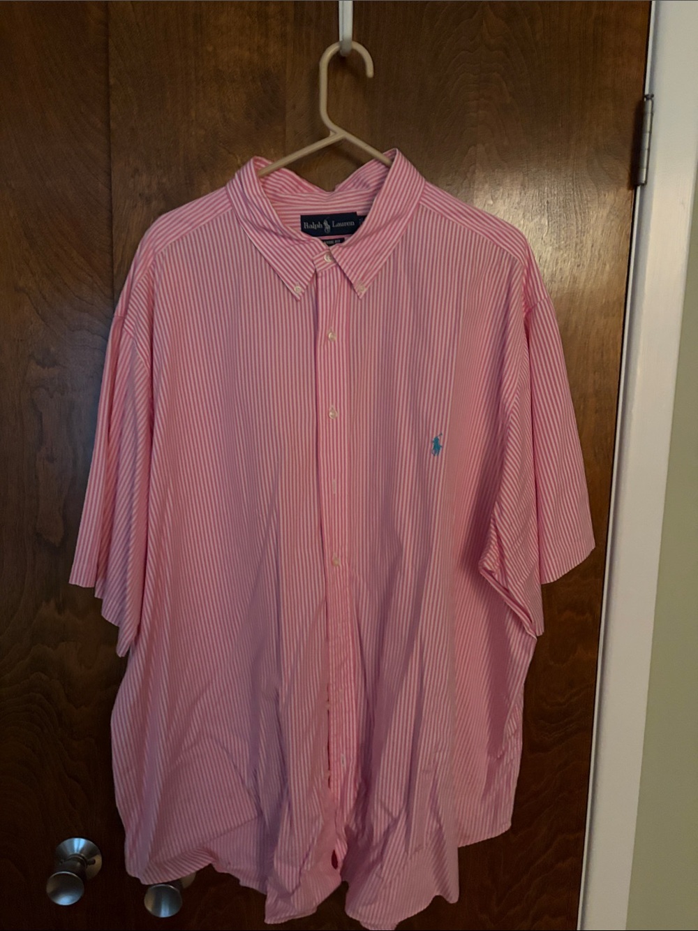Ralph Lauren Pink Striped Button-Down Shirt